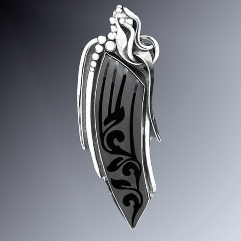 Onyx Silver Pendant